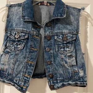 denim vest